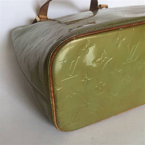 green Louis Vuitton tote